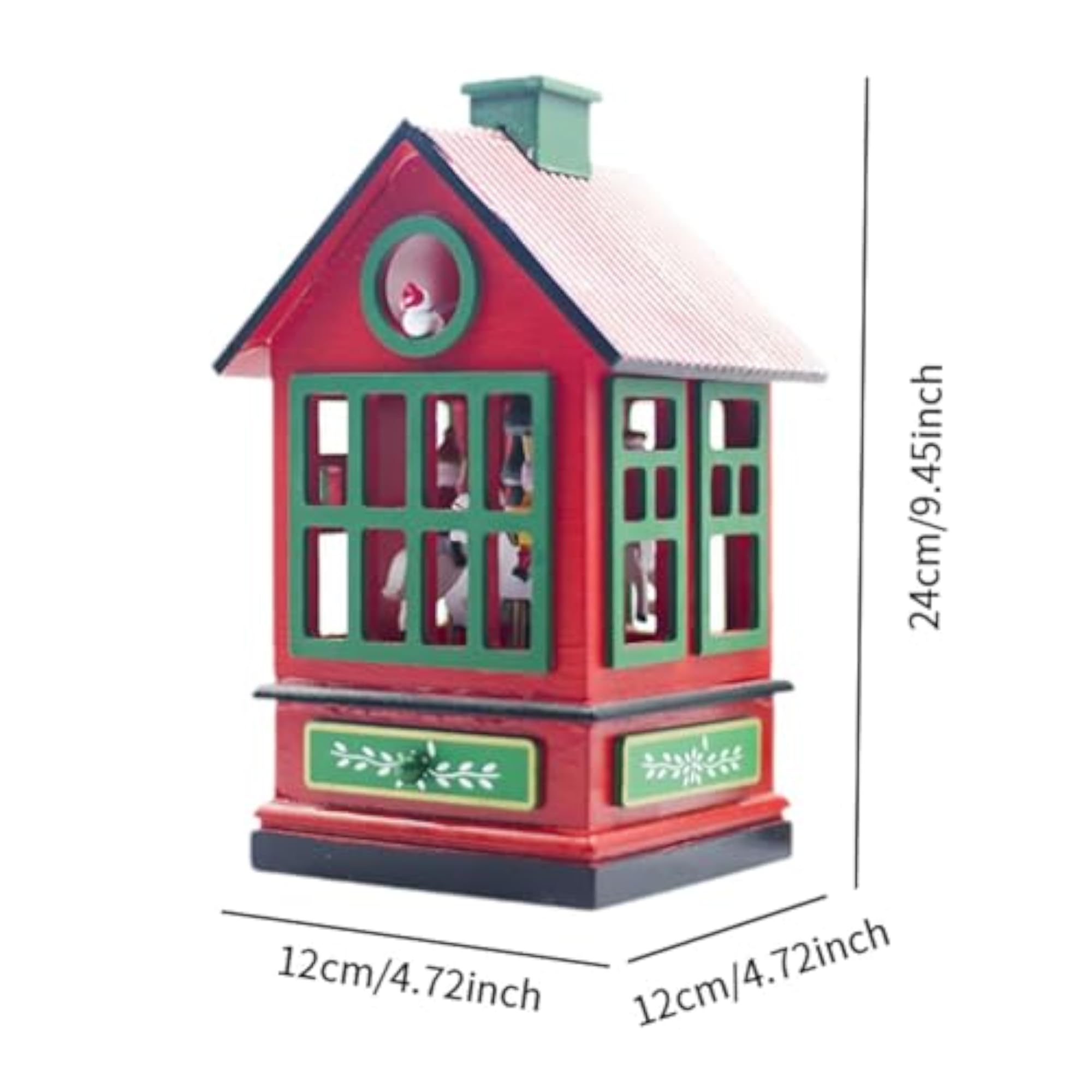 Christmas Music Box Cute Decoration for Living Room